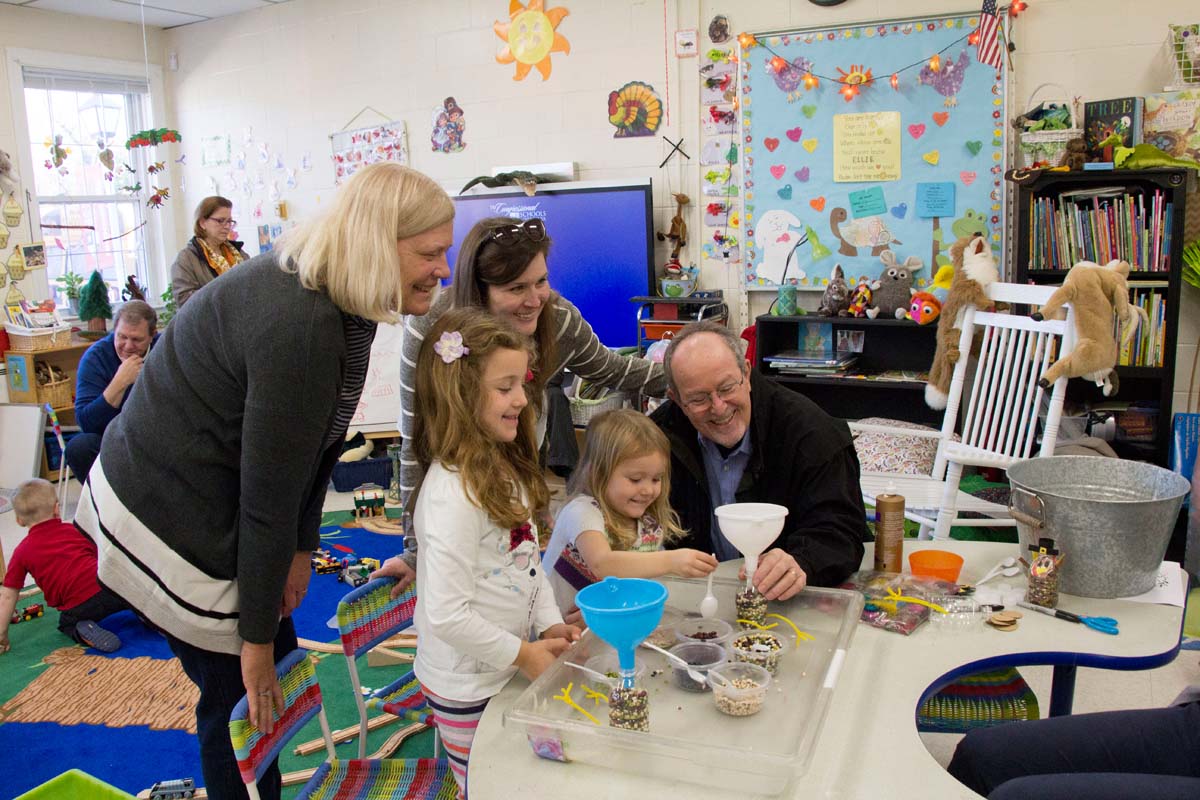 grandparents experiment preschool